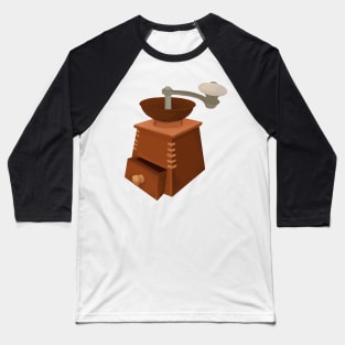 Coffee Mill Baseball T-Shirt